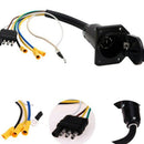 4-Way Flat To 7-Way Rv Blade Trailer End Electrical Adapter Plug
