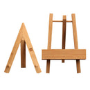 Bamboo Display Stand, Pure Solid Wood Easel Plate Display Photo Holder Stand