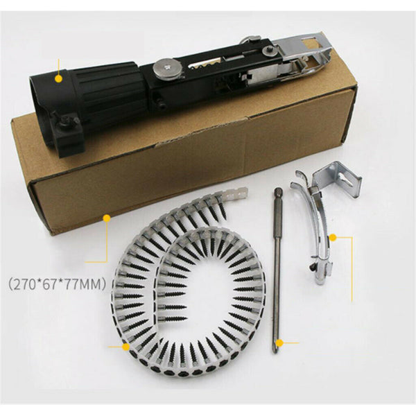 Automatic Spike Chain Nail Gun Adapter For Electric Drill Tool Board Ceiling