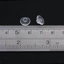 25 Pairs Round Silicone Eyeglass Push In Nose Pads