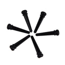6X Ebony Acoustic Guitar Bridge Pin With 4Mm Shell Dot Guitar Part Accessory ME