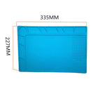 Magnetic Heat Insulation Silicone Soldering Mat Repair BGA Welding Iron Work Pad