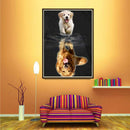 Golden Dog 5D Diamond Painting Embroidery DIY Craft Cross Stitch Home Decor