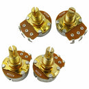 10Pcs Guitar Full Size Pots A250K L18Mm Shaft Audio Volume Taper Potentiome