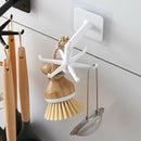 Set of 10 Under Shelf Rotatable Hook Cupboard Clothes Holder Kitchen Storage