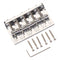5 String Bass Bridge Electric Guitar Bridge Metal Part With Screw Wrench, Chrome