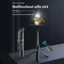 Q03S Aluminum Bluetooth Selfie Stick Tripod w/ Remote Shutter + Fill Light A