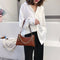 Alligator Pattern Handbags Women Pure Leather Top-handle Bags (Light Brown) A
