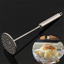 Stainless Steel Potato Masher for Mashed Fruit Vegetable Tools Press Crusher FT