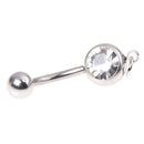 Cascading Sparkling Star Belly Bar Piercing Navel Ring Body Jewelry Gift F5S6