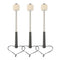 3PCS Drum Mallet with Stainless Steel Hand Grip Percussion Bass Drum Stick