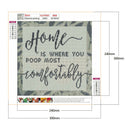 5D DIY Full Drill Diamond Painting Letter Embroidery Cross Stitch Mosaic Kit