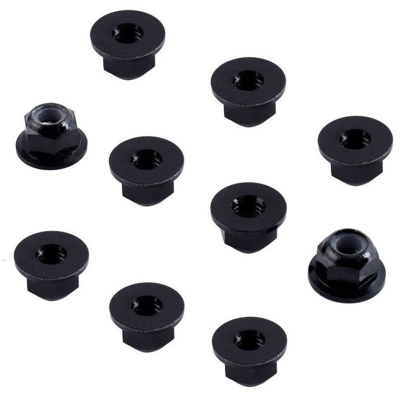 10pcs Steel M4 4mm RC Wheel Tires Nuts Flanged Nut for XS Axial 1/10 RC Cars