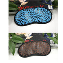 Eye Shade Blindfold Rest Sleeping Travel Cover Shade Sleep Sponge Leopard LI