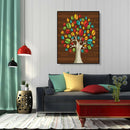 Painting By Numbers Kit DIY Color Tree Hand Painted Canvas Oil Art Picture
