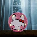 DIY Diamond Painting Rabbit Cross Stitch Embroidery Light Kit Decor (HD14)