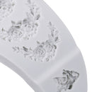 Rose Flower Garland Silicone Mold Cake Border Jewelry Wedding Decorating Too Tw