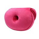 Memory Foam Donut Seat Cushion Comfort Pillow for Hemorrhoids Rose Red