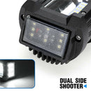 7 Inch 360W Dual Side Shooter LED Work Light Bar Combo Offroad ATV Driving L Nw