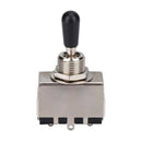 1Pc Guitar 3 Way Toggle Switch, Metal Enclosed 3 Way Selector Switch With B