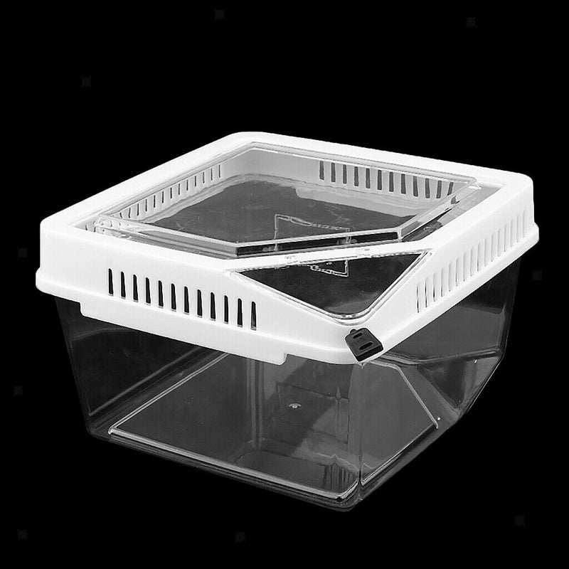 Aquarium Reptile Hatchery Breeding Box Turtle Lizard Spider Terrarium White