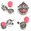 1Pc Hollow Aromatherapy Essential Oil Diffuser Perfume Locket Pendant Necklace