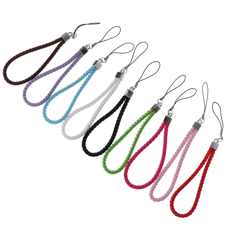 2pcs Random short hand rope anti-slip mobile phone straps key lanyard. ME