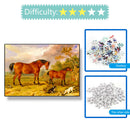 1000pcs DIY Horse Dog Manor Puzzle Educational Learning Assembling Toys