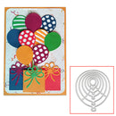 6PCS/lot Balloons Metal Cutting Dies Stencil Dies Cut Scrapbooking Craft Stamps