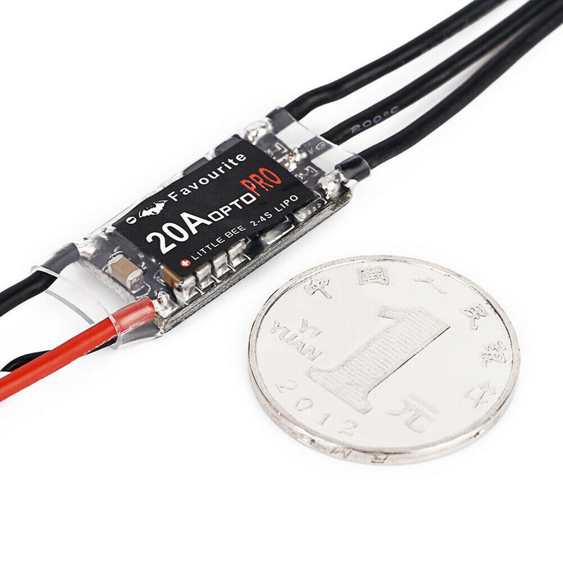 Little Bee Mini 20A 2-4S LiPo Battery OPTO PRO ESC Brushless For QAV250