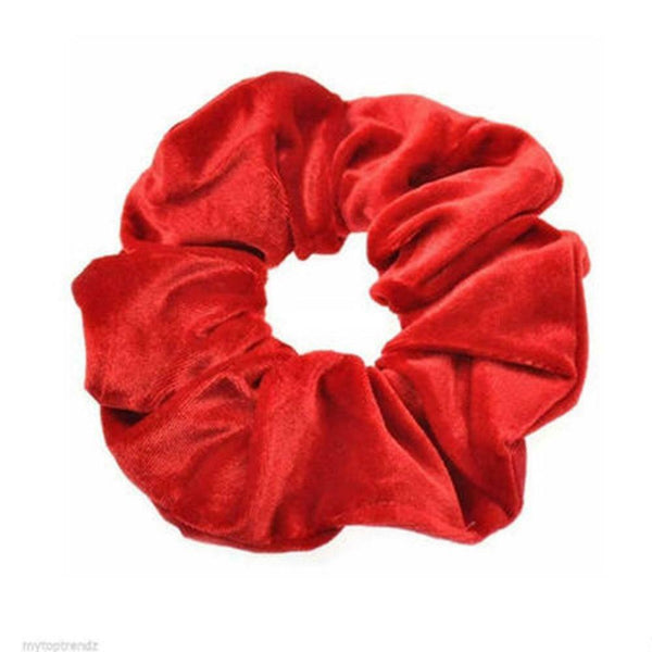 6pcs Velvet Scrunchies Women Elastic Hair Rings Ponytail Holder (Style 1)