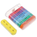 28 Grid Spring Pill Box 7 Day Weekly Pillbox Plastic Storage Container MediS Gw