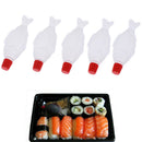 10pcs 4ML Fish Sauce Bottle Sushi Tool Condiment Mustard Dispenser Sauce Cru&+