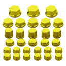 30Pc Motorcycle Nut Screw