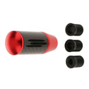 Red Aluminum Shift Knob Head Stick Gear Racing Sport Gear Shifter Adapters