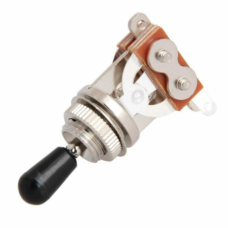 Electric Guitar Toggle Switch 3 Way In Black (Rhythm Treble) Pickup Selecto