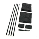 2PCS Black Car Side Window Sunshade Visor Curtain Filter Sunlight Auto Protector