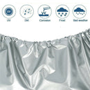 2pcs Heavy Duty RV Car Wheel Tire Covers Truck Trailer Camper Motorhome QBG