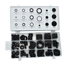 125pcs Black Rubber O-Ring Washer Seals Watertightness Assortment Kit Set