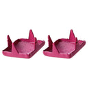 100 Rose 9mm Pyramid Studs Spots Rivets Punk Nailheads Spikes for Bag Brace