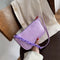Alligator Pattern Handbag Women Leather Retro Totes Shoulder Bag (Purple)