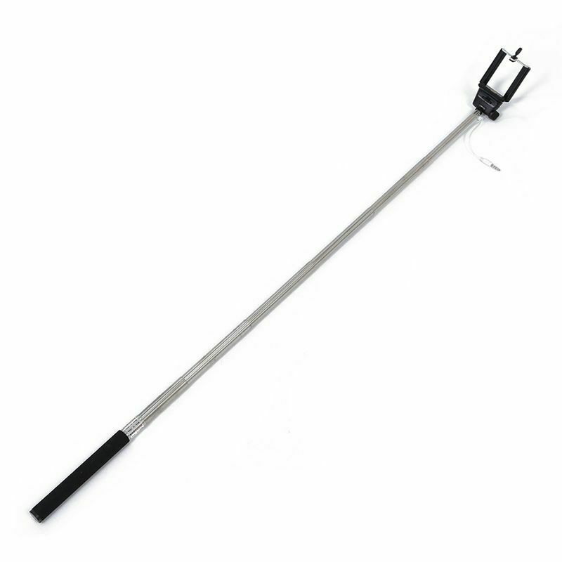 Extendable Self Portrait Selfie Handheld Stick Monopod With Remote Button w Y2U5