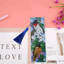 5D DIY Special Shaped Diamond Painting Bookmark Leather Tassel Bookmark Dia