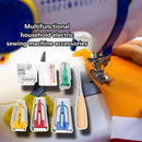 Multifunction DIY Sewing Machine Accessories Set w/Foot Tape Maker Awl Pins A
