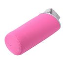 Glass Sport Water Bottle with Tea Filter Infuser Protective Bag 550ml Pink