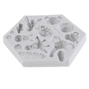 Forest animal mould silicone molds woodland animals cake decorative mold tJC3C