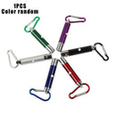 1Pc Red Point LED Flashlight Torch Multi-patterns With Keychain X1B1