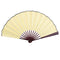 Chinese Blank Silk Folding Hand Fan Calligraphy Writing Dancing Wedding Gift