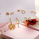 Cactus Love Stud Earrings Set Women P8Z0