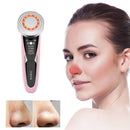 7 Modes LED Photon Ultrasound Ion RF Electroporation Beauty Device (Pink)